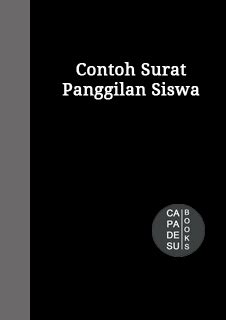 Contoh Surat Panggilan Orang Tua Siswa Terbaru