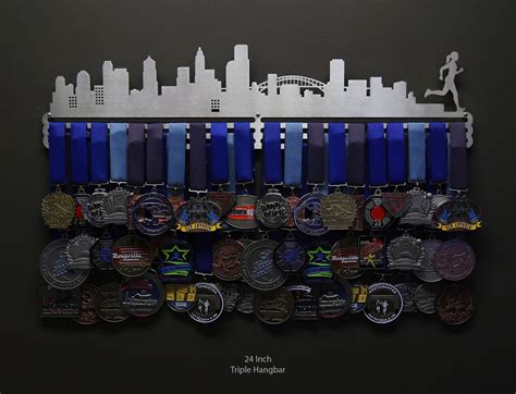 Cityscape Female Sport And Running Medal Displays The Original