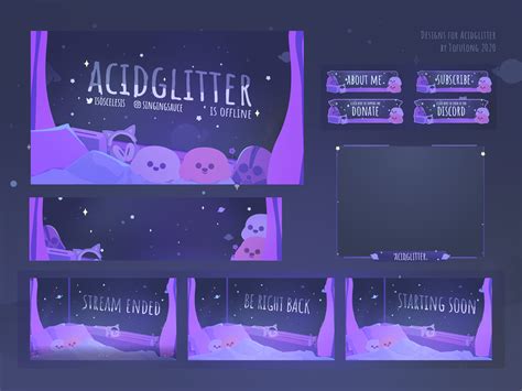 Twitch Packages For Streamers Overlays Scenes And More On Behance