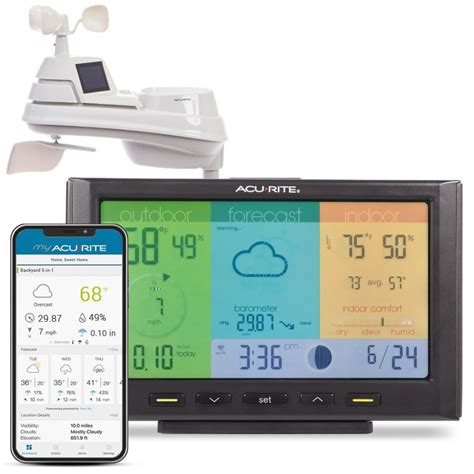 Acurite Iris Weather Station With Direct To Wi Fi Color Display For
