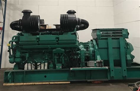 2750kw Cummins Dqlf Stationary Generator 480v Qsk78 G11 Fetting