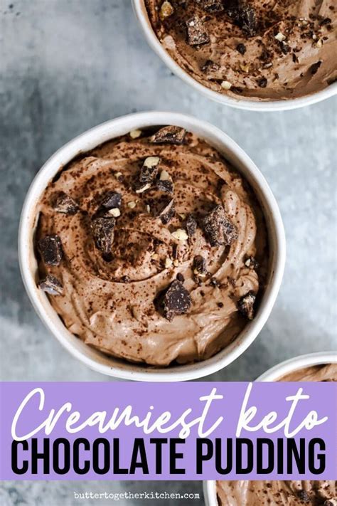 Why follow a whole foods based keto diet? This keto chocolate pudding is the perfect chocolate treat ...