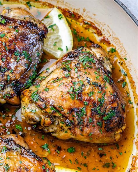Crispy Baked Chicken Thighs In The Oven Healthy Fitness Meals