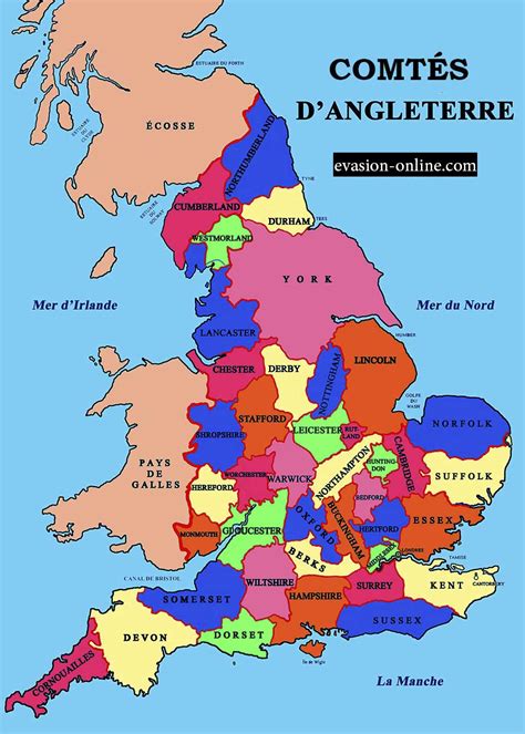 Du nord au sud, d'est en ouest, découvrez sur notre plan en un instant et en image l'emplacement des sites. Carte Angleterre » Vacances - Guide Voyage
