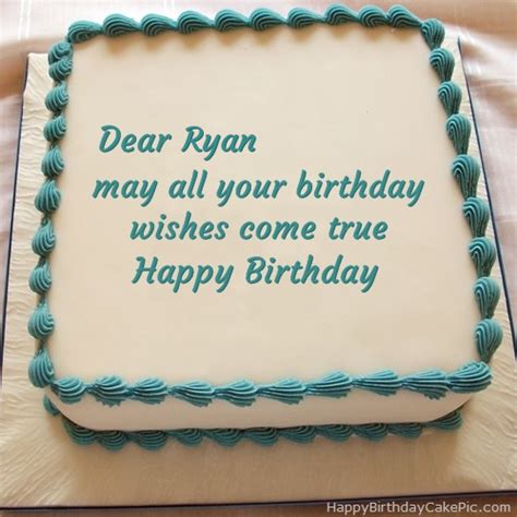 ️ Happy Birthday Cake For Ryan