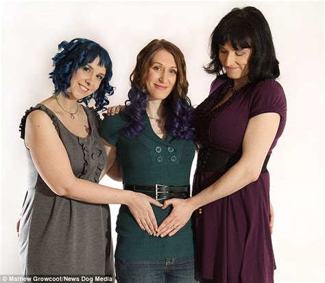 Married Lesbian Threesome Expecting Their First Baby In July Daily Mail Online