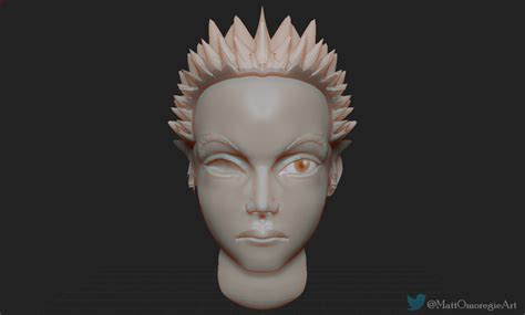 Artstation Sculpting An Anime Character Wip