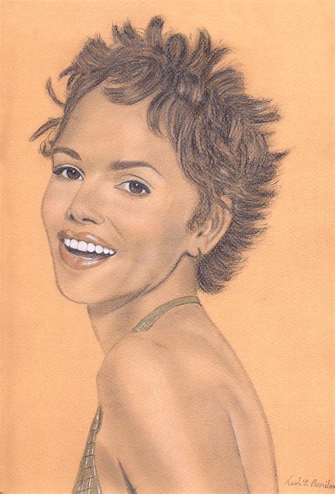 Halle Berry Drawing