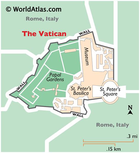 Vatican Large Color Map
