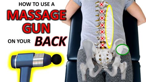 How To Use A Massage Gun On Your Lower Back And Glutes Youtube
