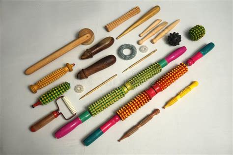 Acupressure Tools Used For Acupressure Treatment Stock Image Image Of