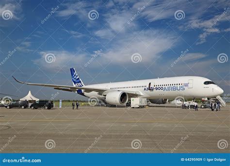 Airbus A350 900 Editorial Stock Image Image Of Airplane 64295909