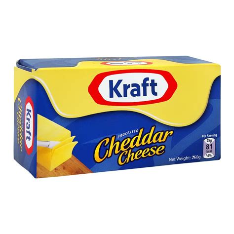 Order Kraft Processed Cheddar Cheese 250g Online At Best Price In