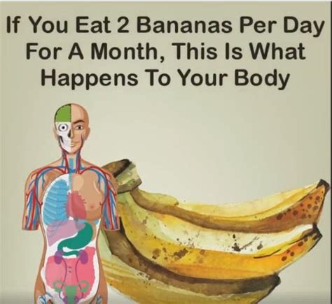 If You Eat 2 Bananas Per Day For A Month This Is What Happens To Your Body Banana What