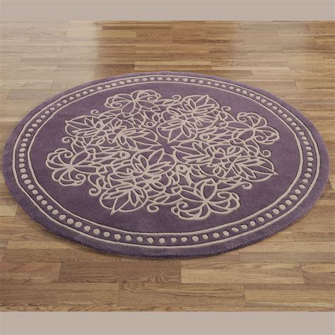 Vintage Lace Round Rugs