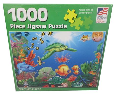 Get the latest in turtles puzzles. Sea Turtle Reef, 1000 Pieces, Great American Puzzle ...