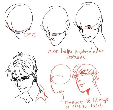 Simple Head Drawings Drawing People Face Drawing