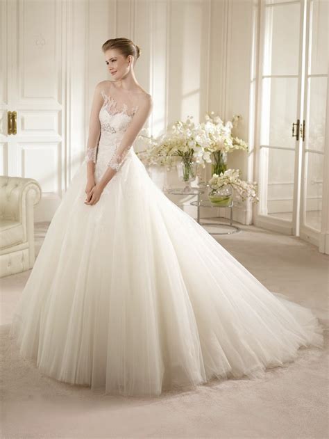 Fit & flair ivory belt included. Wedding styles on Pinterest: The best wedding dresses ever #2