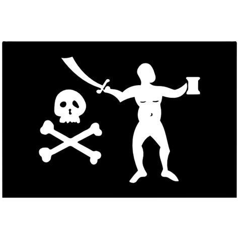 Pirate Flag With Naked Pirate Sticker