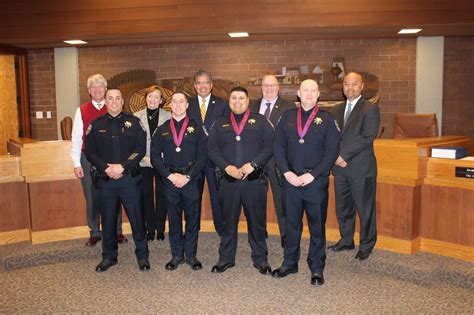 Three Clovis Police Officers Honored By City Council City Of Clovis