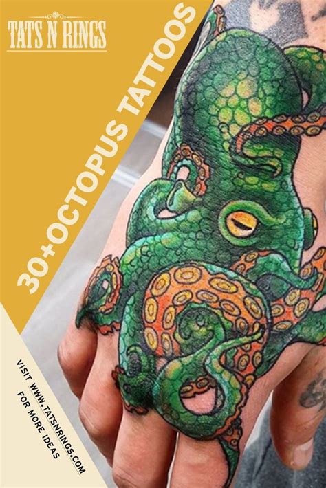 30 Octopus Tattoo Ideas Tats N Rings Octopus Tattoo Design