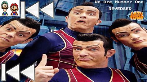 Lazy Town We Are Number One Reversed Youtube