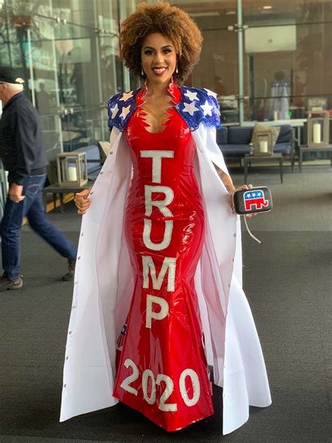 Joy Villa Shocks In Pro Trump Impeached And Re Elected Gown At The Grammys In 2020 With