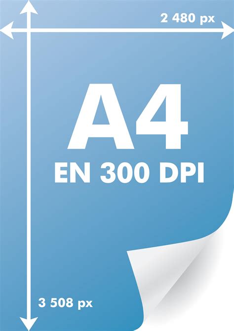 Toutes Les Dimensions Dun A4 En Pixels Par Résolutions 300dpi