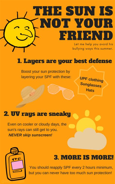 Three Quick Sun Safety Tips An Infographic Msmerriam