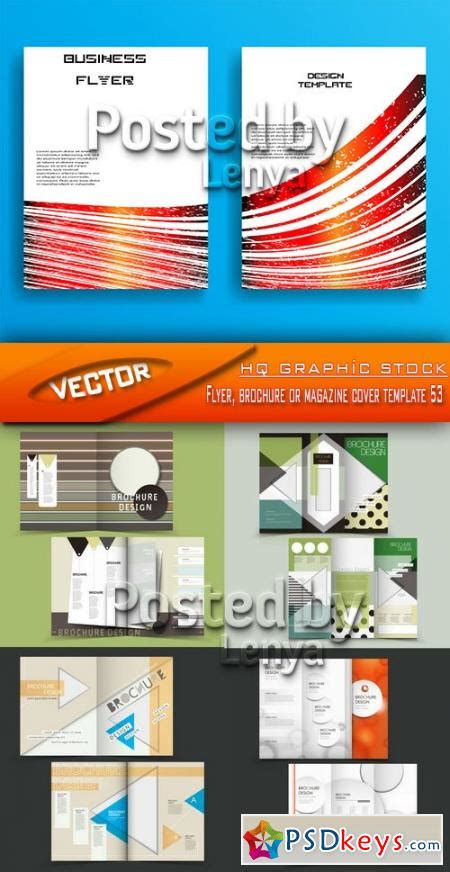 Flyer Brochure Or Magazine Cover Template 53 Free Download Photoshop