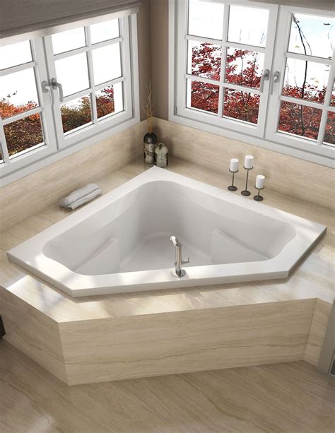 Jacuzzi J5d6060 Bcx Xxx Signature 60 Corner Soaking Bathtub White 731352614798 Ebay