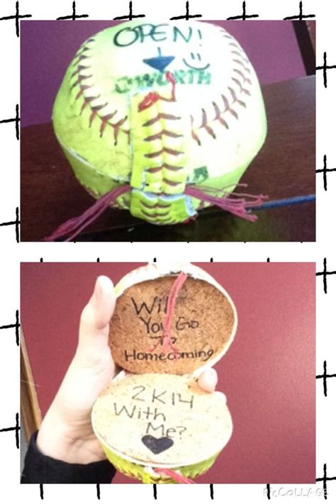 Softball Promposal Homecoming Proposal Cute Prom Proposals