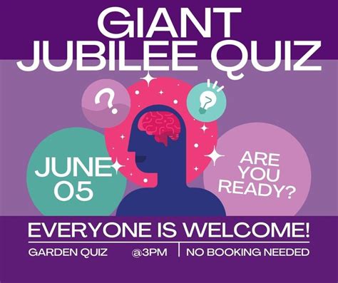 Giant Jubilee Quiz The Park View Worthing 5 June 2022