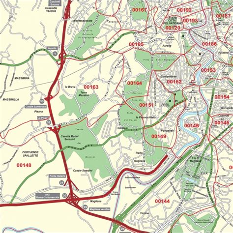 Mappa Del Comune Di Roma Stradale Visceglia Carte E Mappe Geografiche