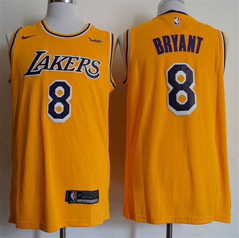Enhance your fan gear with the latest kobe bryant lakers gear and represent your favorite basketball player at the next game. New Lakers 8 Kobe Bryant Gold 2018-19 Nike Swingman Jersey cheap sale