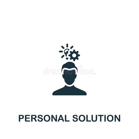 Personal Solution Icon Monochrome Simple Icon For Templates Web