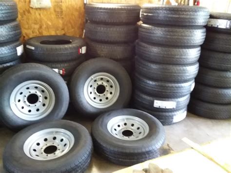 New 14 Ply Trailer Tires And 8 Lug Rim St23585r16 Nex Tech Classifieds