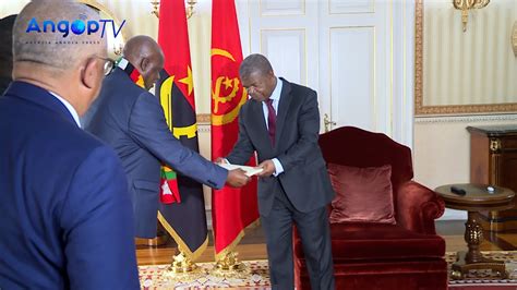 Chefe De Estado Angolano Recebe Mensagem Do Homólogo Zimbabweano Youtube