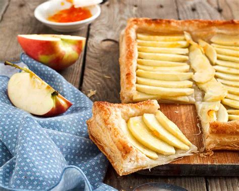 Apple Tart With Puff Pastry Recipe Open Pie By Archanas Kitchen