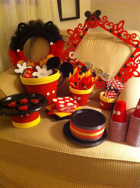 The Top 30 Ideas About Mickey Mouse Birthday Party Supplies Home