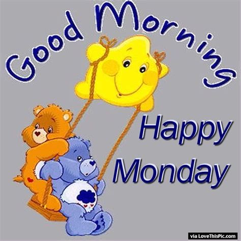 Carebears Good Morning Happy Monday Pictures Photos And Images For