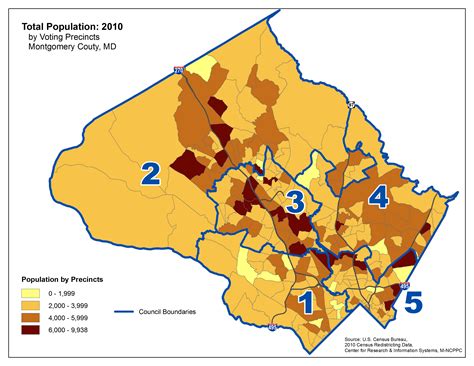 Map Of Montgomery County Md Maping Resources