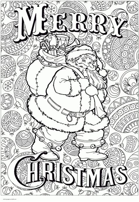 Find more big coloring page to print pictures from our search. Get This Adult Christmas Coloring Pages to Print Big Santa ...
