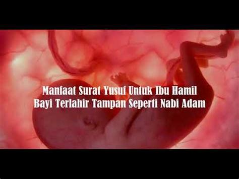 Surat Yusuf untuk ibu hamil agar bayi terlahir tampan seperti nabi Adam