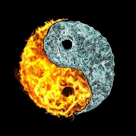 Y And Y Fire And Ice Yin Yang Ying Yang Fire And Ice