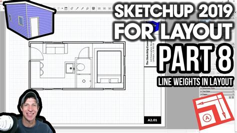 Sketchup 2019 For Layout Part 8 Adding Lineweights To Layout Plans
