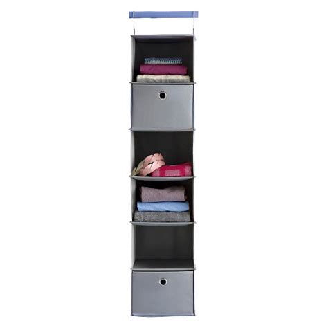 Free delivery for many products! 6-Shelf Hanging Closet Organizer Gray - Room Essentials ...