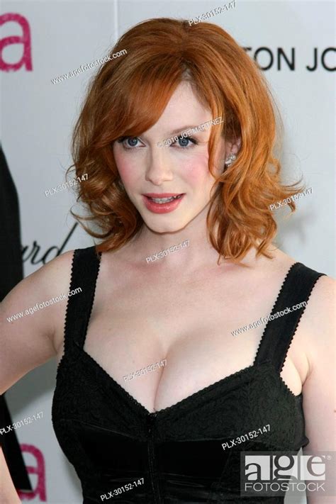 Christina Hendricks At The 18th Annual Elton John Aids Foundation Academy Awards Viewing Party