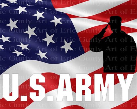 Us Army American Flag Birthday Edible 2d Fondant Birthday Etsy