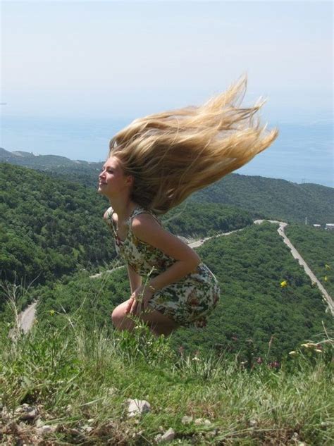 mashenka kuznetsova sexy long hair gorgeous hair hair flip